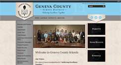 Desktop Screenshot of genevacountyschools.com