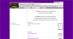 Desktop Screenshot of genevahs.genevacountyschools.com